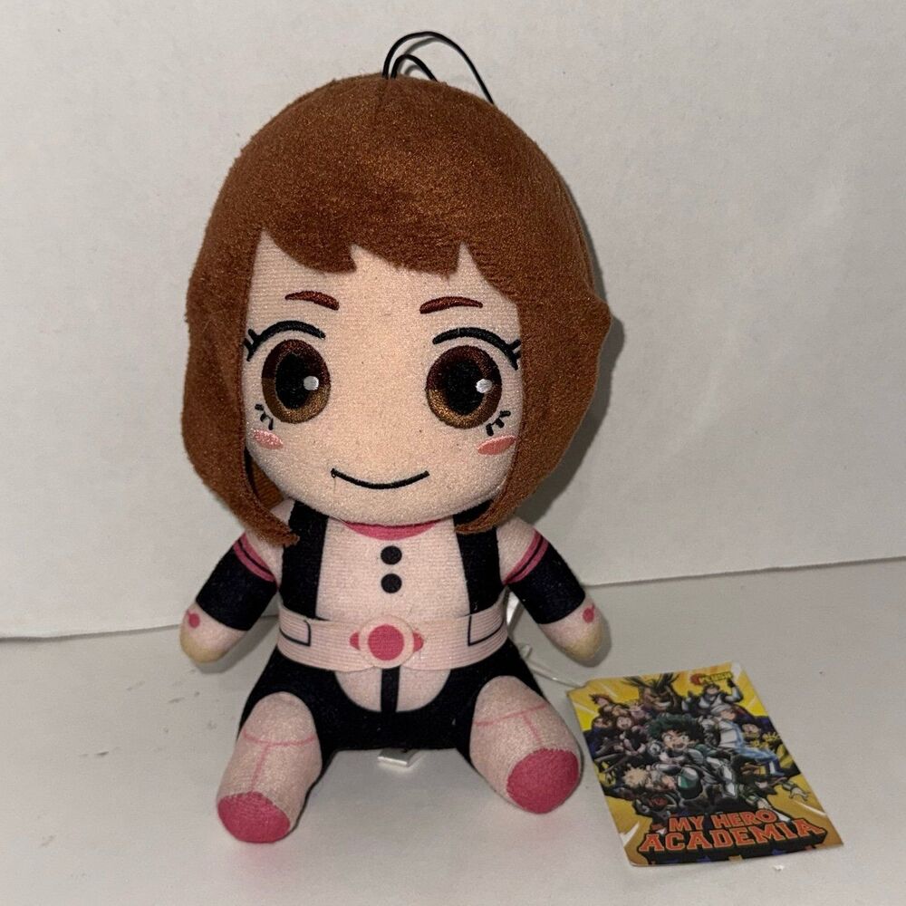 New with Tags 8" My Hero Academia Sitting Ochako Uraraka Plush Uravity